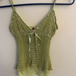 Say What? Crochet Tank Top